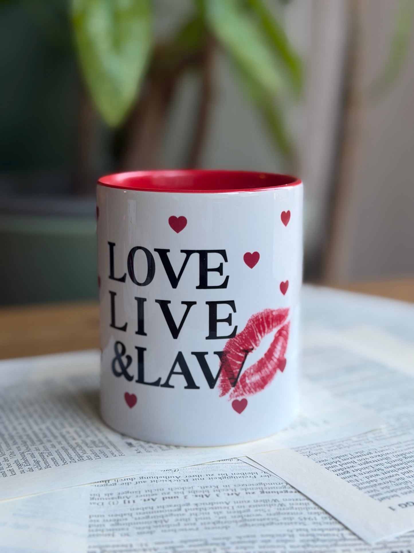 ❤️ LOVE, LIFE & LAW ❤️ - Tasse (Special Edition)