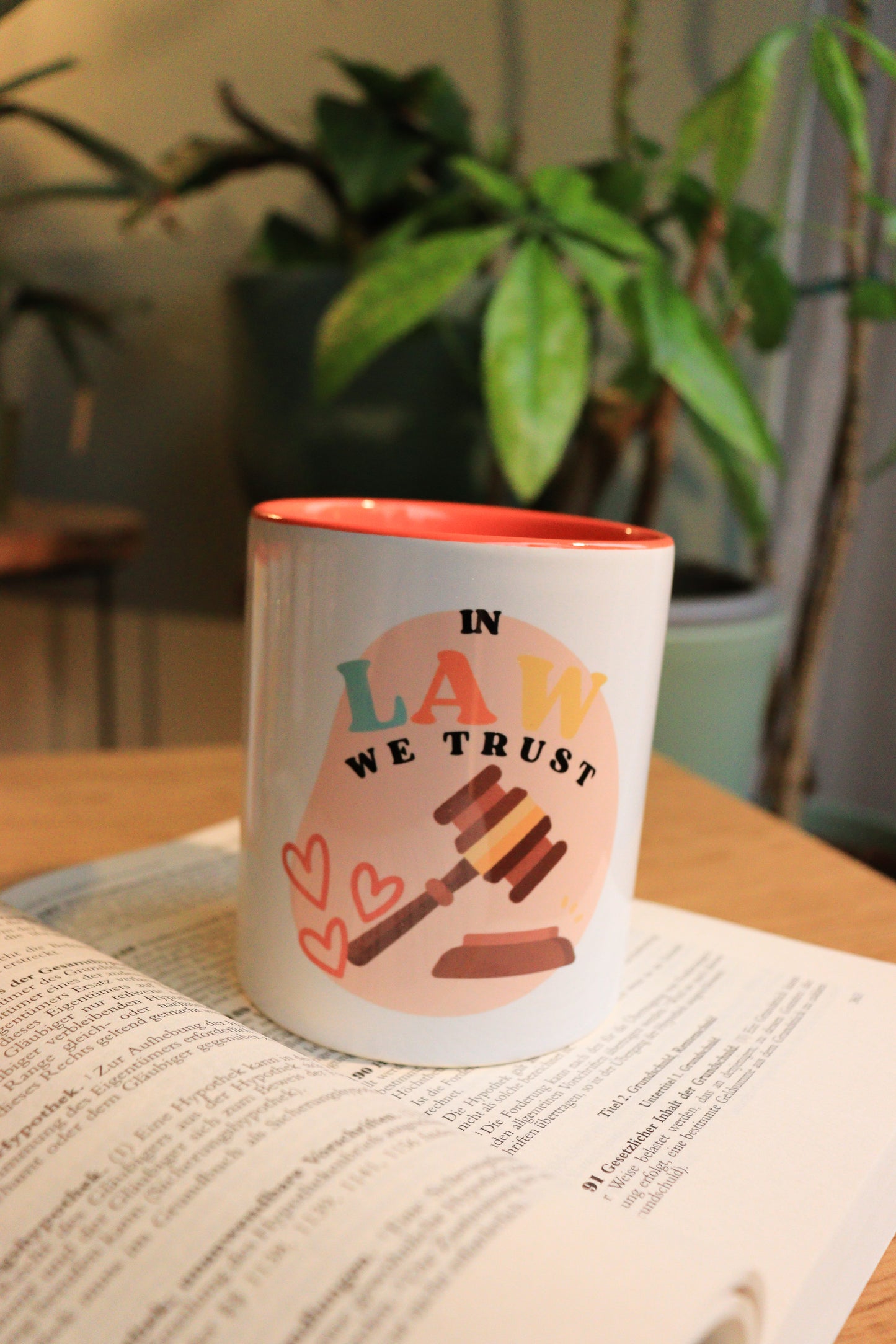 ⚖️ in law we trust ⚖️ (Richterhammer)- Tasse