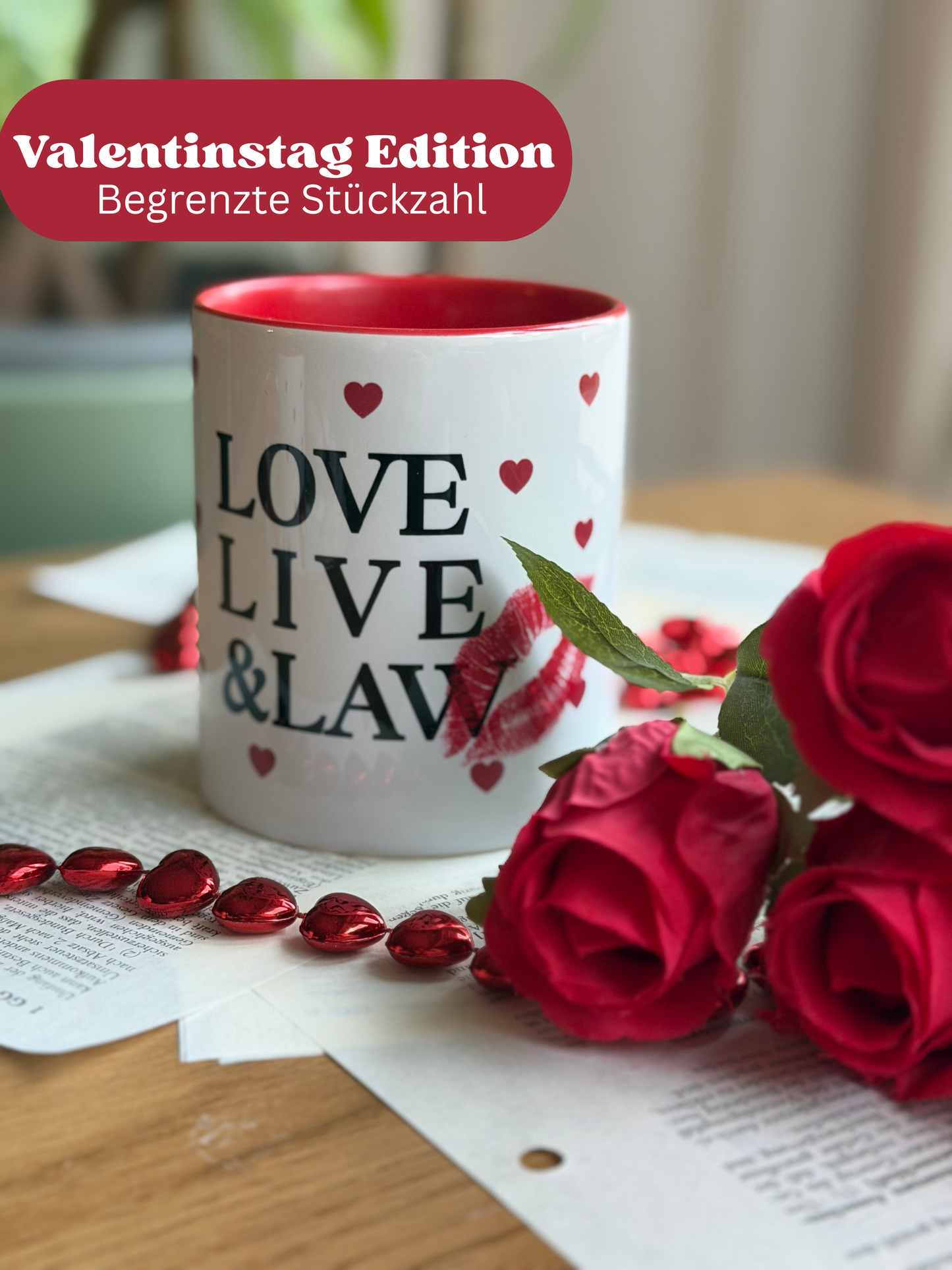 ❤️ LOVE, LIFE & LAW ❤️ - Tasse (Special Edition)
