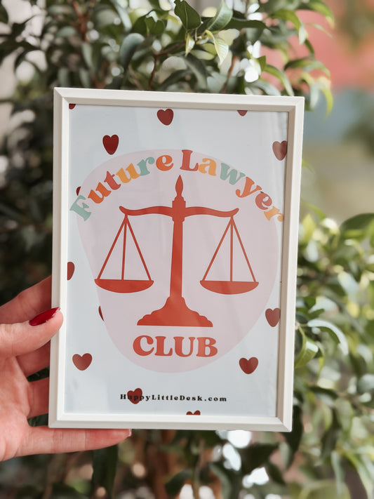 Future Lawyer - Bild inkl. Rahmen
