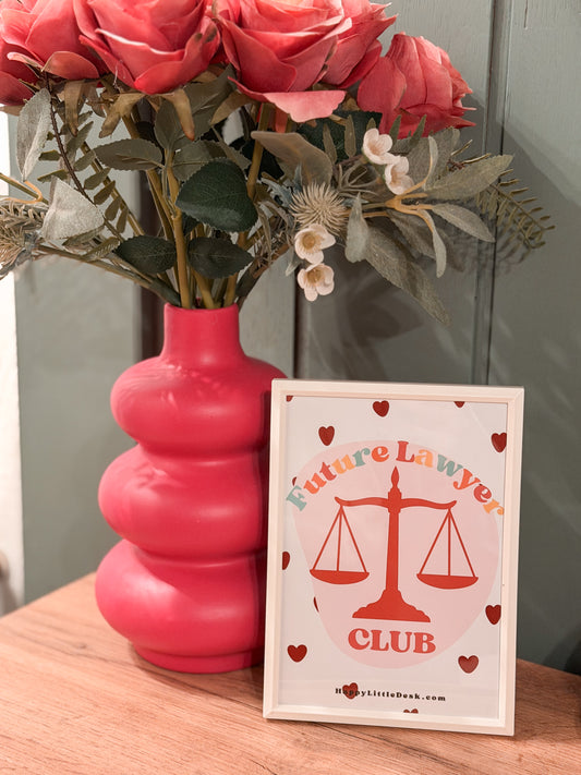 Future Lawyer - Bild inkl. Rahmen